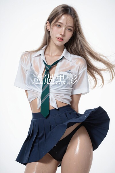 【フルカラー】透過黒影❤—-