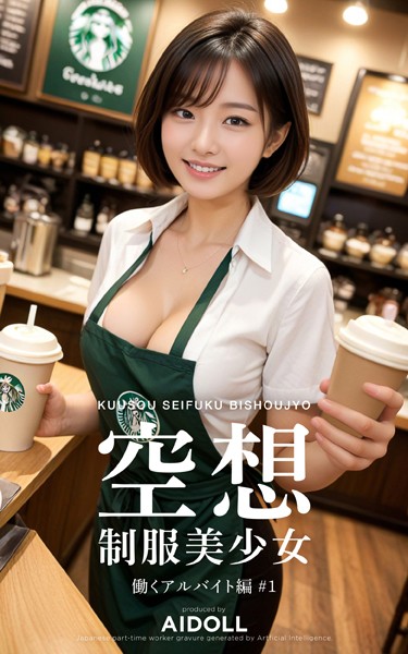 【写真集】空想制服美少女 働くアルバイト編 ＃1❤—-