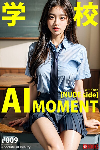 【フルカラー】AI MOMENT 学校 ［ヌードside］ ＃009❤サバちゃん