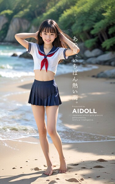 【制服】あの夏、いちばん熱い海。❤—-