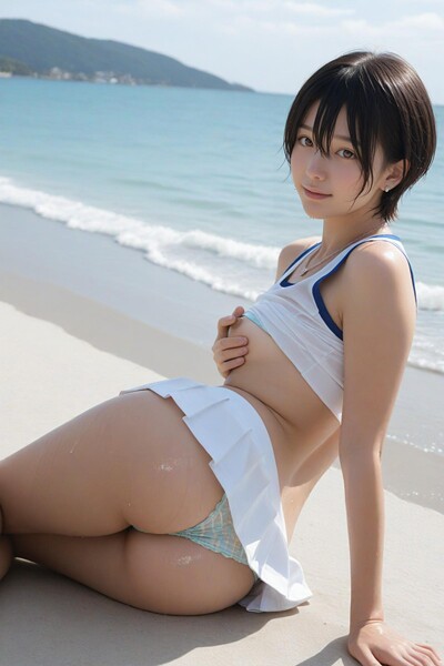 【フルカラー】えーあいどる ― 砂上の潮風に踊る躍動の曲線 ―❤清流舎