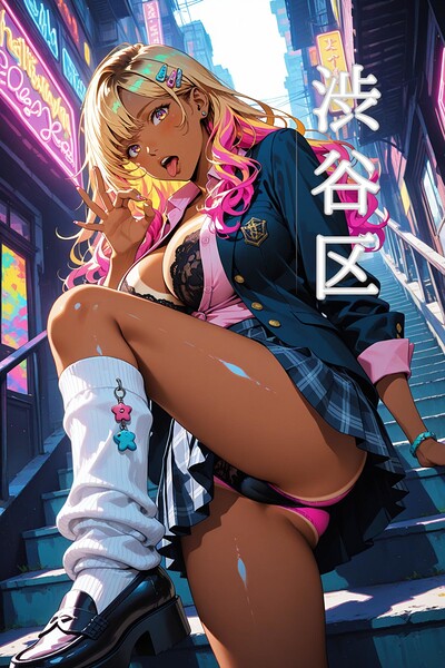 【フルカラー】東京禁断スクールガール:渋谷区 ーミルクティーの残像、喧騒に紛れる甘い背徳ー❤シナリオ・フレーム