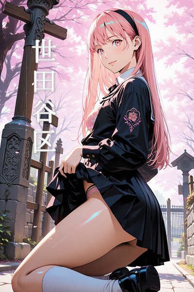 【フルカラー】東京禁断スクールガール:世田谷区 ーグレージュの箱入り娘、門限を破る熱量ー❤シナリオ・フレーム