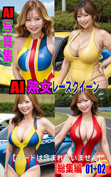 【写真集】AI写真集 AI熟女レースクイーン 総集編 01＋02❤AI-PROJECT